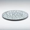 11 Inch Silver Round Glass Holder