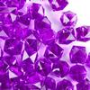 Purple Acrylic Faceted Cube Decorative Gems