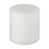 6x6 White 3 Wick Pillar Candle