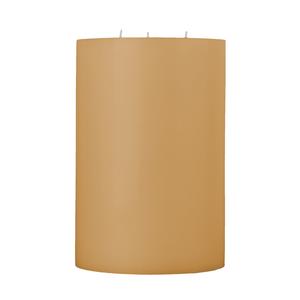 6x9 Champagne Creme 3 Wick Pillar Candle
