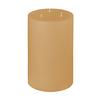6x9 Champagne Creme 3 Wick Pillar Candle