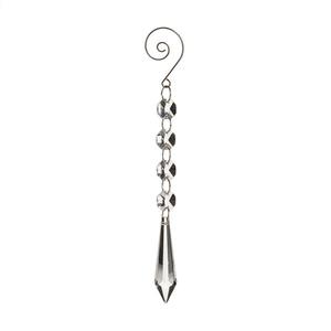 Hanging Crystals - 2 Inch Spear Cut Clear Glass Crystal