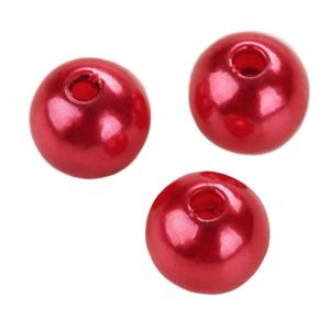 Red Faux Pearls - 8 mm Fake Pearls