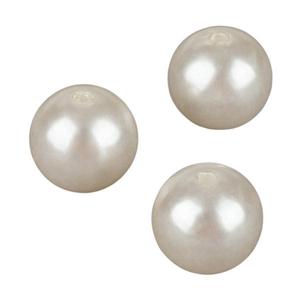 Cream Faux Pearls - 18 mm Fake Pearls