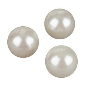 Cream Faux Pearls - 20 mm Fake Pearls