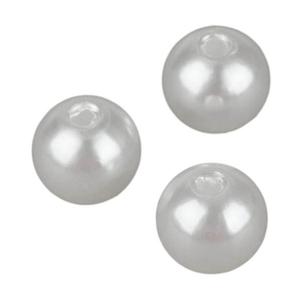 White Faux Pearls - 10 mm Fake Pearls