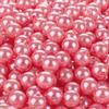 Watermelon Red Faux Pearls - 12 mm Fake Pearls