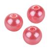 Watermelon Red Faux Pearls - 12 mm Fake Pearls