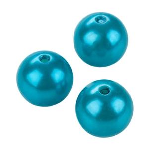 Turquoise Faux Pearls - 14 mm Fake Pearls