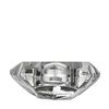 Glass Diamond Shaped Tealight Holder - Hexagon