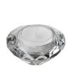 Glass Diamond Shaped Tealight Holder - Heart