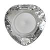 Glass Diamond Shaped Tealight Holder - Heart