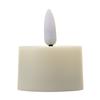 Flickering Battery Operated Black Wick Tea Light Candle - Warm White