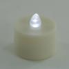 Flickering Battery Operated Tea Light Candle - White