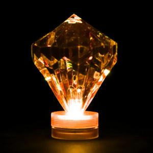 Amber Submersible Diamond LED Light