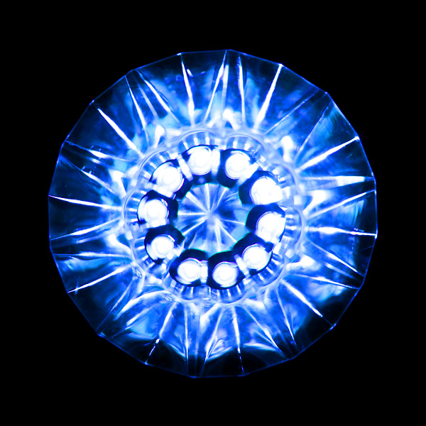 Blue Submersible Diamond LED Light