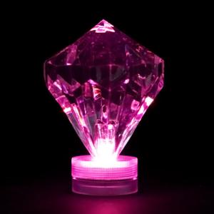 Pink Submersible Diamond LED Light
