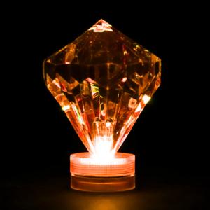 Orange Submersible Diamond LED Light