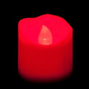 Battery Operated LED Votive Candle - Red Flame