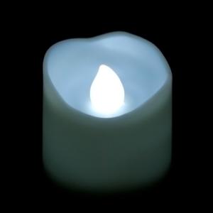 Flickering Battery Votive Candle - White