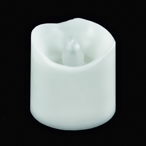Flickering Battery Votive Candle - Blue