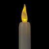 Battery Operated Timer Taper Candle Twist-Activated - Amber