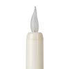 Battery Operated Timer Taper Candle Twist-Activated - White