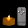 Flicker Battery Operated Mega Tea Light Candle - Amber