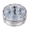 2 Pack Remote Controlled 10 LED Multi-Color Submersible LED Light
