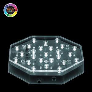 Remote Controlled Multi-Color 6 Inch Octagon LED Light Base