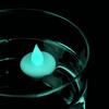 Flickering Teal Floating LED Light
