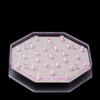 6 Inch Octagon Pink Light Base