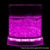 6 Inch Octagon Pink Light Base
