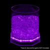6 Inch Octagon Purple Light Base