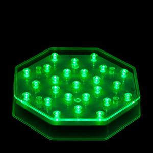 6 Inch Octagon Green Light Base
