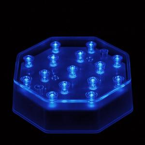 4 Inch Octagon Blue Light Base