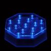 4 Inch Octagon Blue Light Base