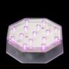 4 Inch Octagon Purple Light Base