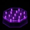 4 Inch Octagon Purple Light Base