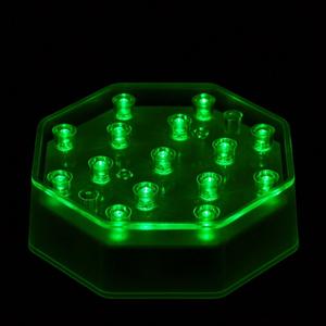 4 Inch Octagon Green Light Base