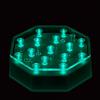 4 Inch Octagon Teal Light Base