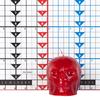 Red Skull Candles