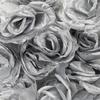 Bloomed Rose Buds - Silver Fake Rose Buds