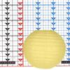 8 Inch Yellow Paper Lantern