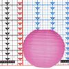 8 Inch Fuchsia Paper Lantern