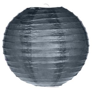 8 Inch Black Paper Lantern