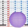 8 Inch Dark Purple Paper Lantern