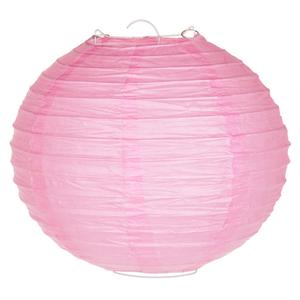 8 Inch Pink Paper Lantern