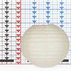 10 Inch Cream Paper Lantern