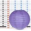 10 Inch Purple Paper Lantern